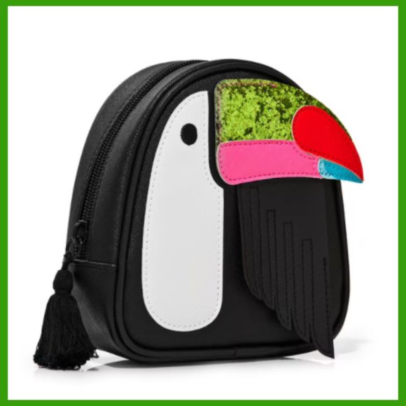 Bath & Body Works Sparkle Toucan Cosmetic Pouch - Picture 8 of 8